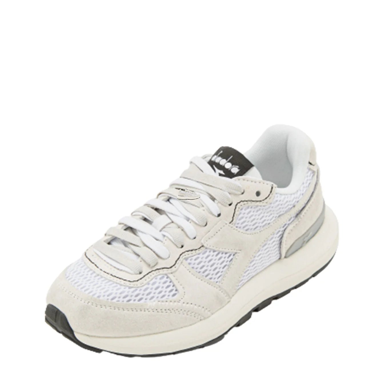 Diadora Women Kmaro 42 Suede Mesh Wax Trainers White / White / White - pam pam