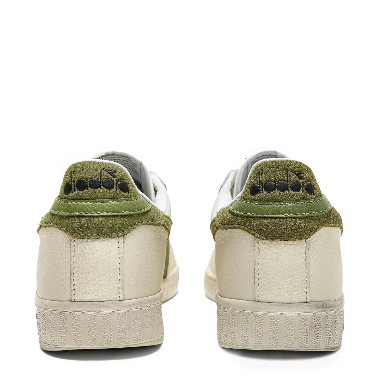 Diadora Womens Game L Low Waxed Suede Pop White / Fern - pam pam