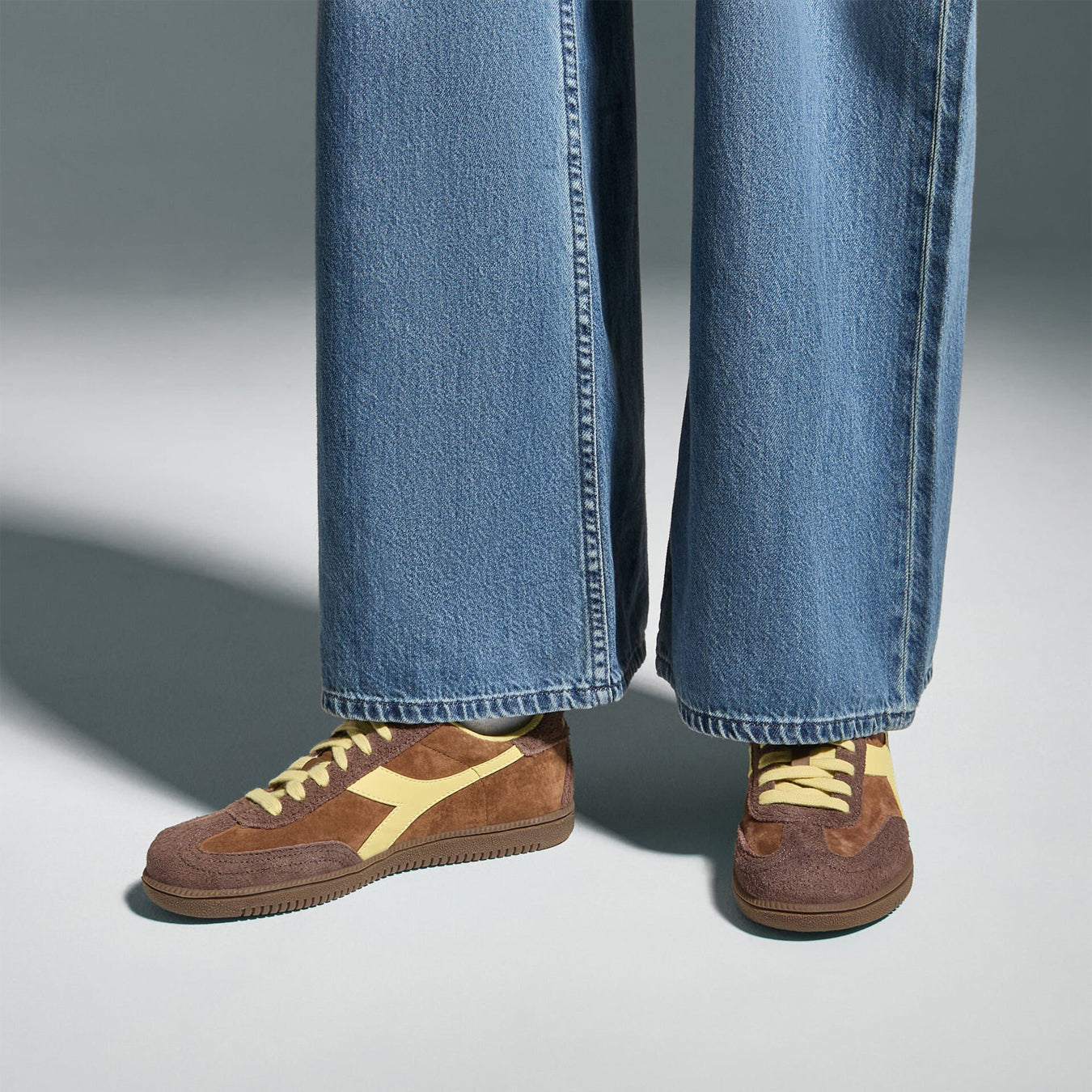 Diadora Womens Hairy Trainer Brown Gianduia - pam pam