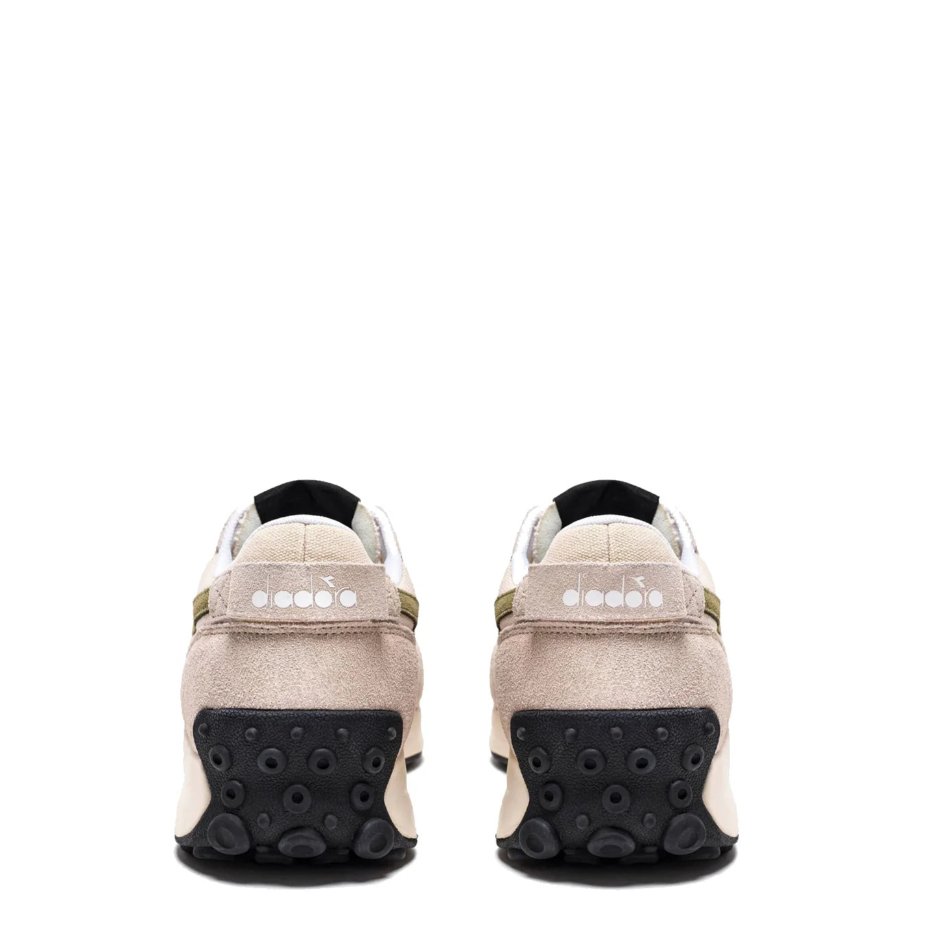 Diadora Womens Race Suede SW Trainer Pristine / Whitecap Gray - pam pam