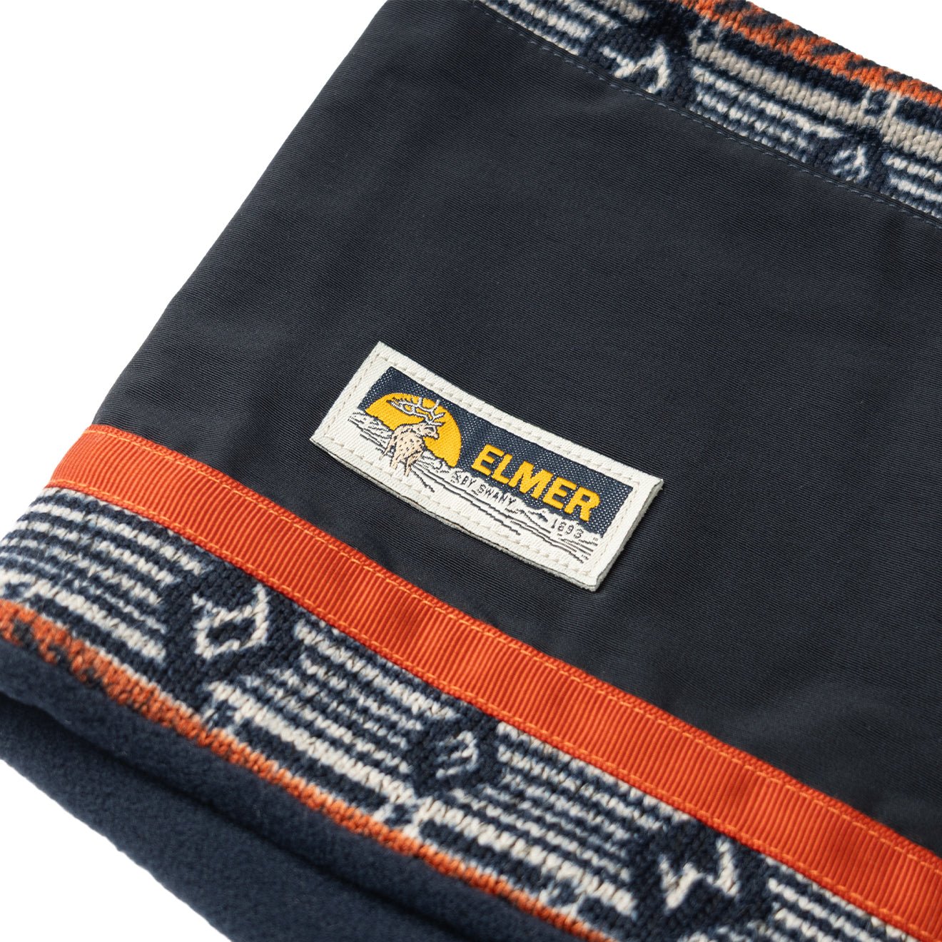 Elmer Reversible Neck Warmer Navy Elmer Print - pam pam