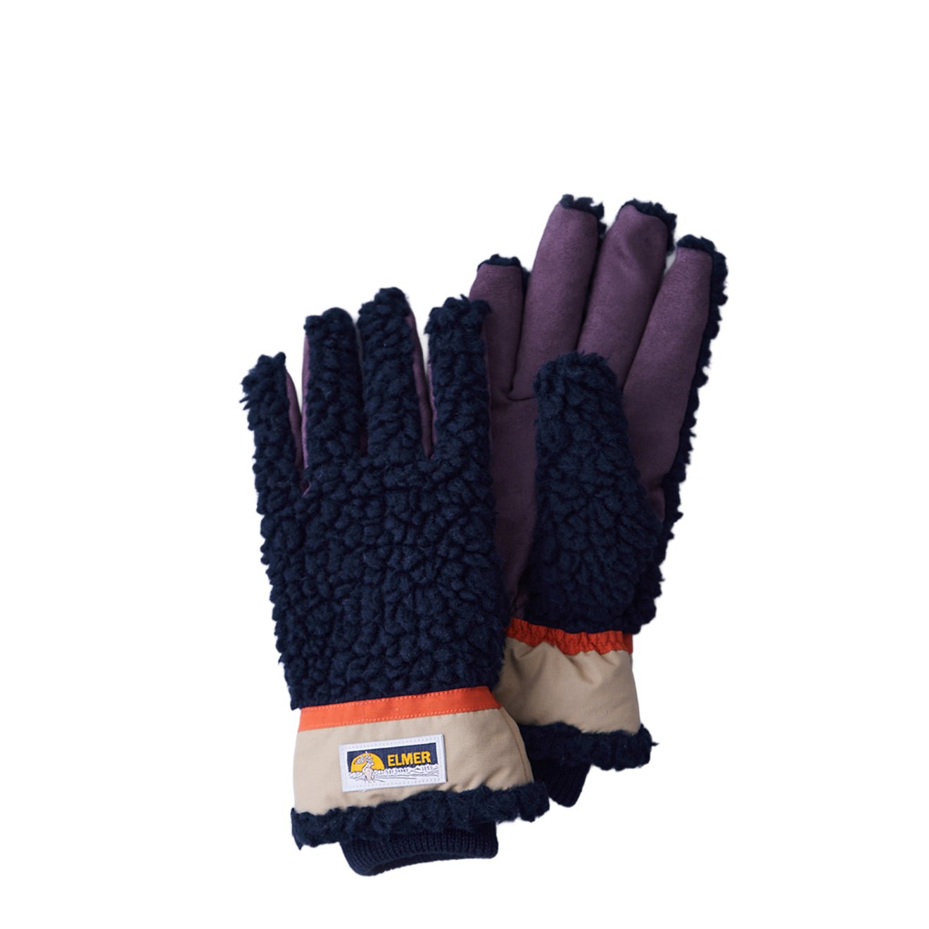 Elmer Teddy Glove Beige/Navy - pam pam