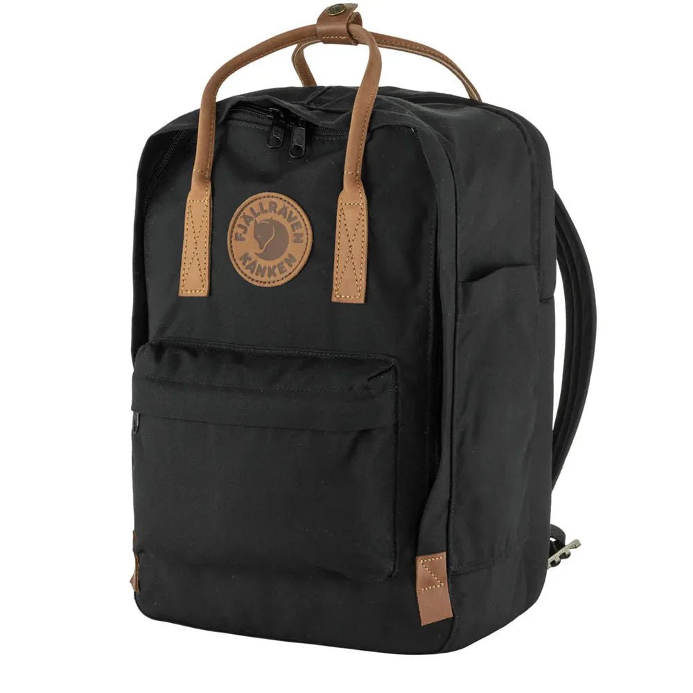 Fjallraven Kanken No. 2 Laptop 15 Black - pam pam
