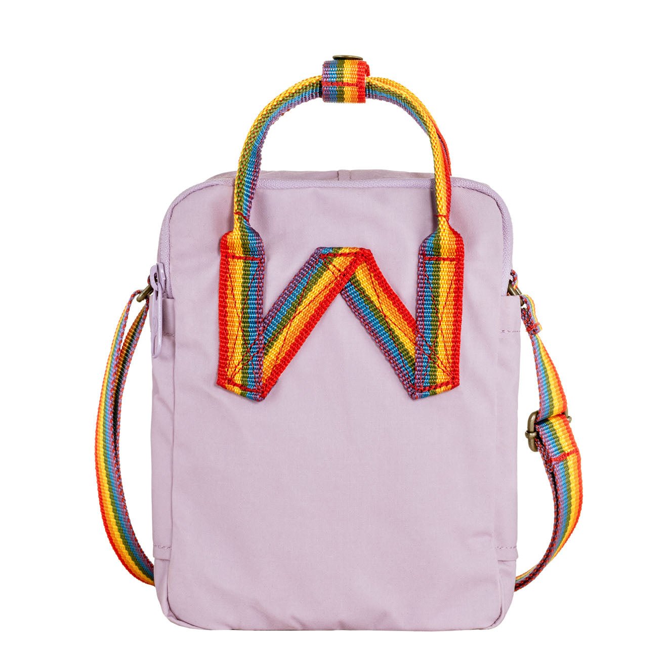 Fjallraven Kanken Rainbow Sling Pastel Lavender-Rainbow - pam pam