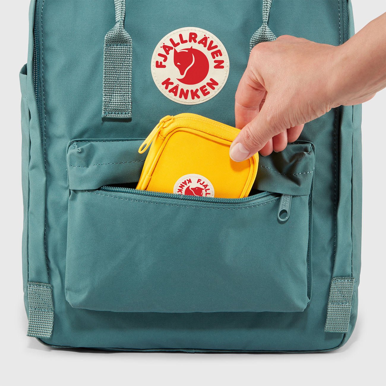 Fjallraven Kanken Card Wallet Frost Green - pam pam