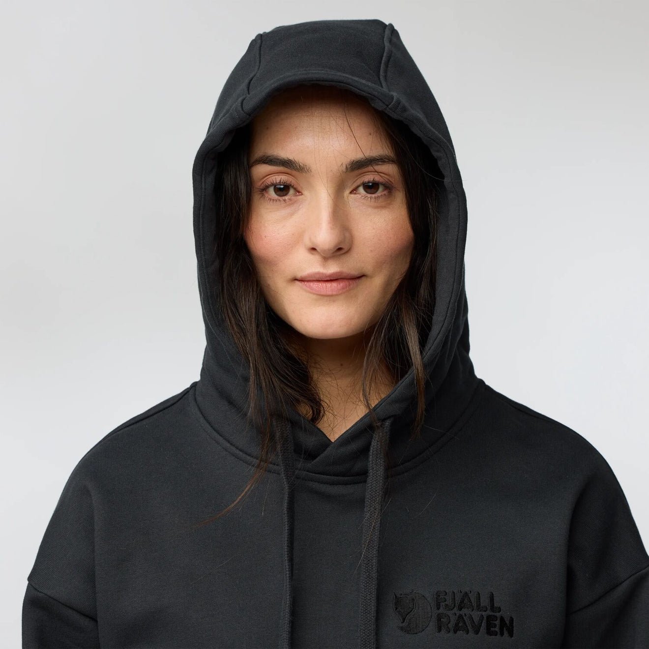 Fjallraven Womens Classic Hoodie Suede Brown