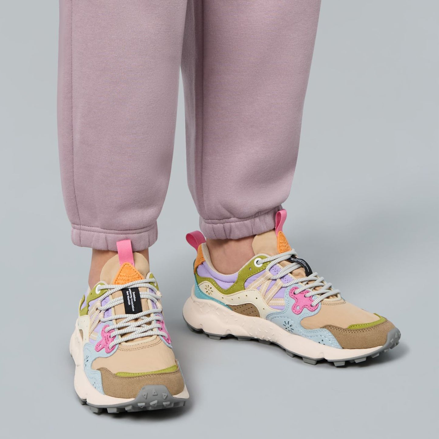 Flower Mountain Womens Yamano 3 Kaiso Trainer Sand / Celeste - pam pam