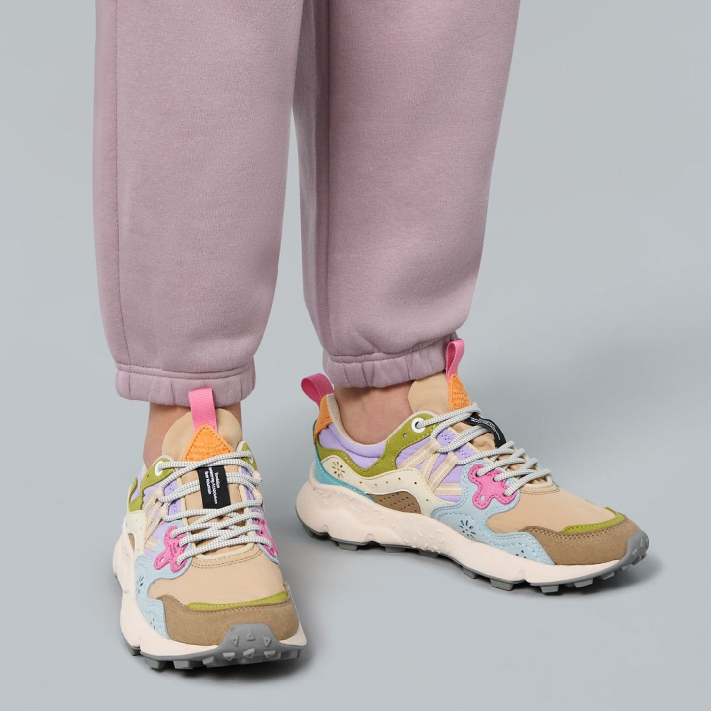 Flower Mountain Womens Yamano 3 Kaiso Trainer Sand / Celeste - pam pam
