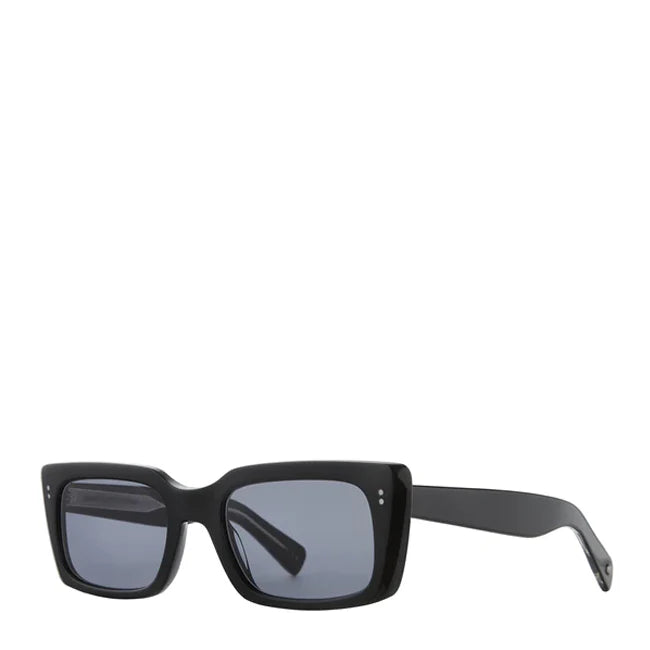 Garrett Leight GL 3030 49 Sunglasses Black/Semi-Flat Navy - pam pam
