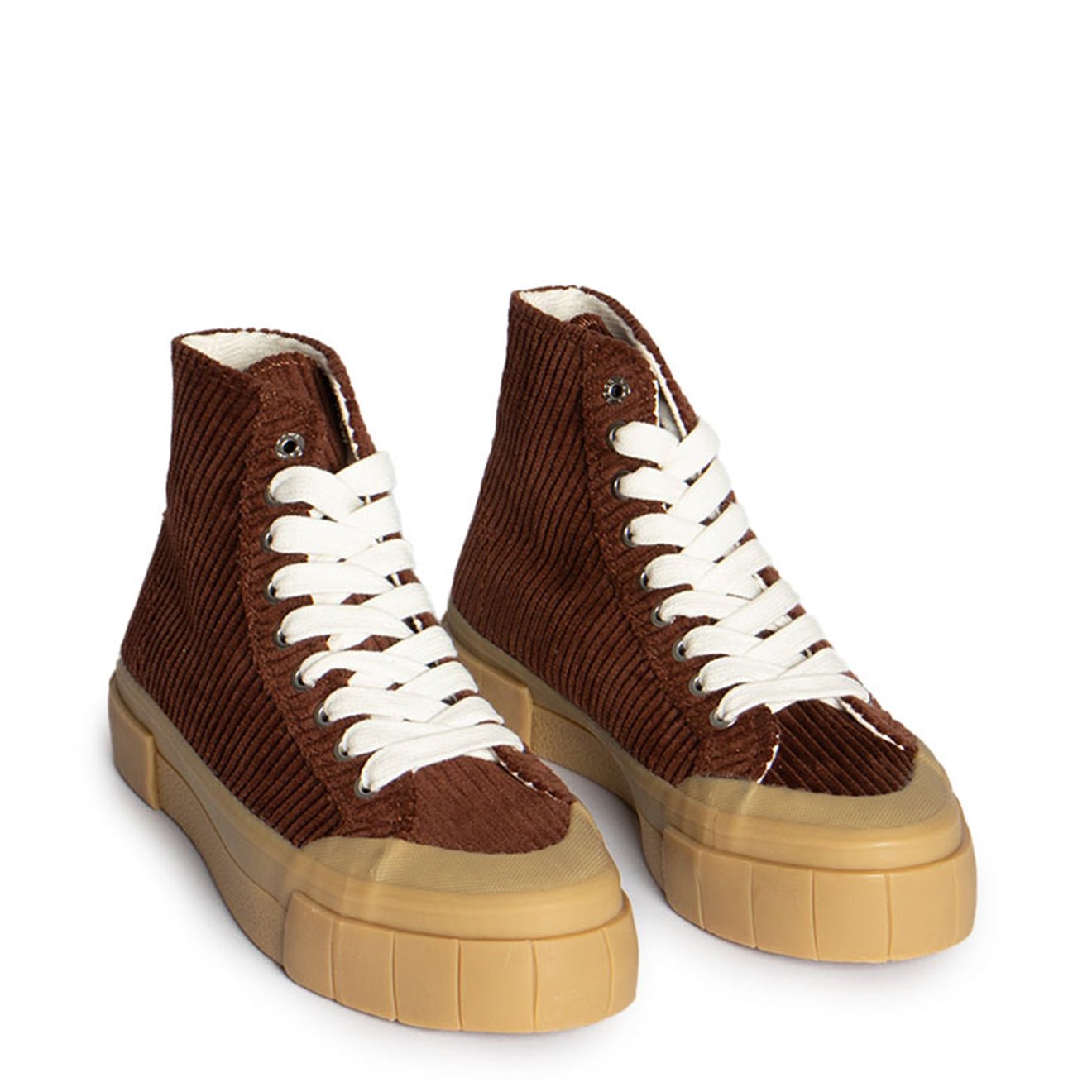 Good News Womens Palm Corduroy Trainer Brown - pam pam
