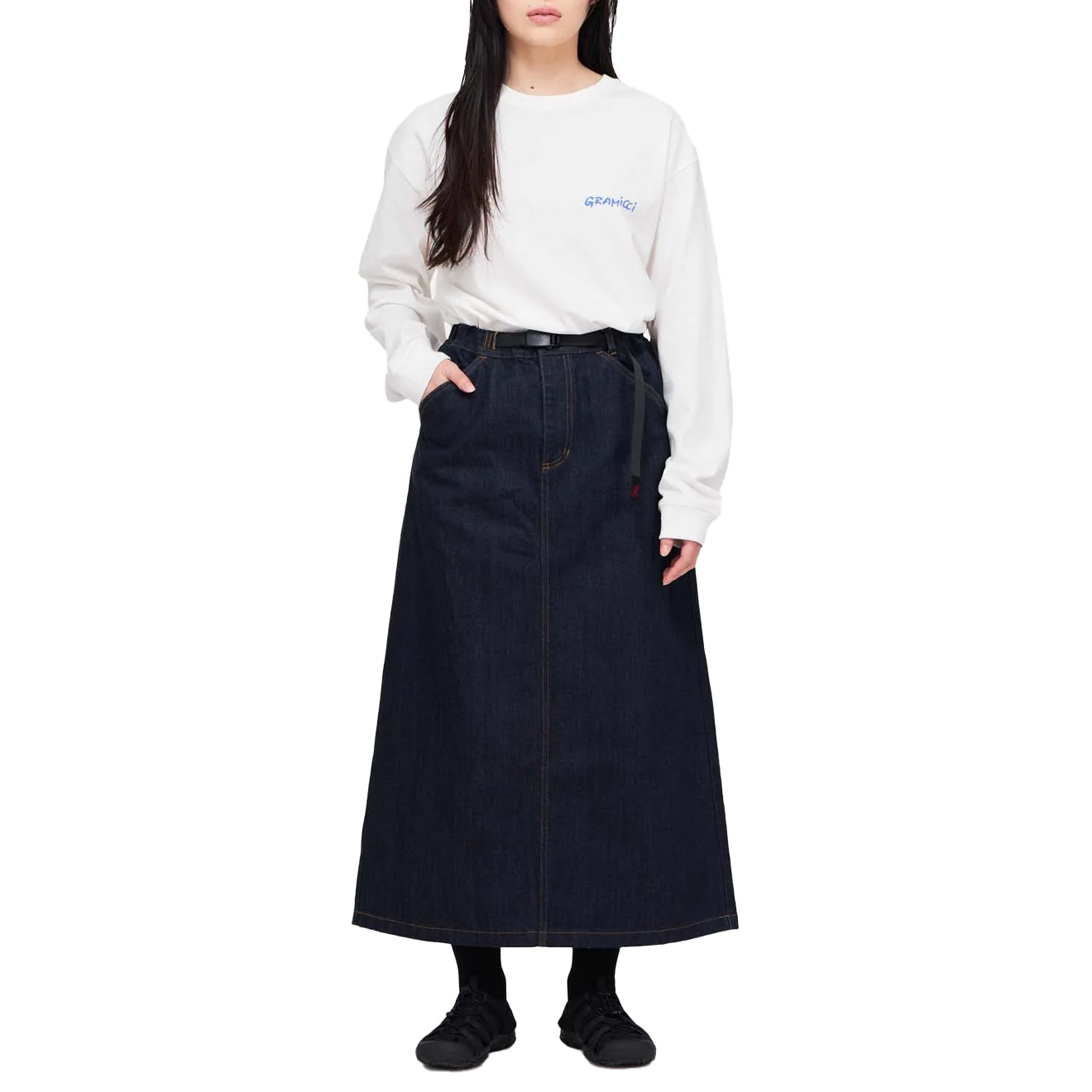 Gramicci Japanese Denim Skirt Indigo - pam pam