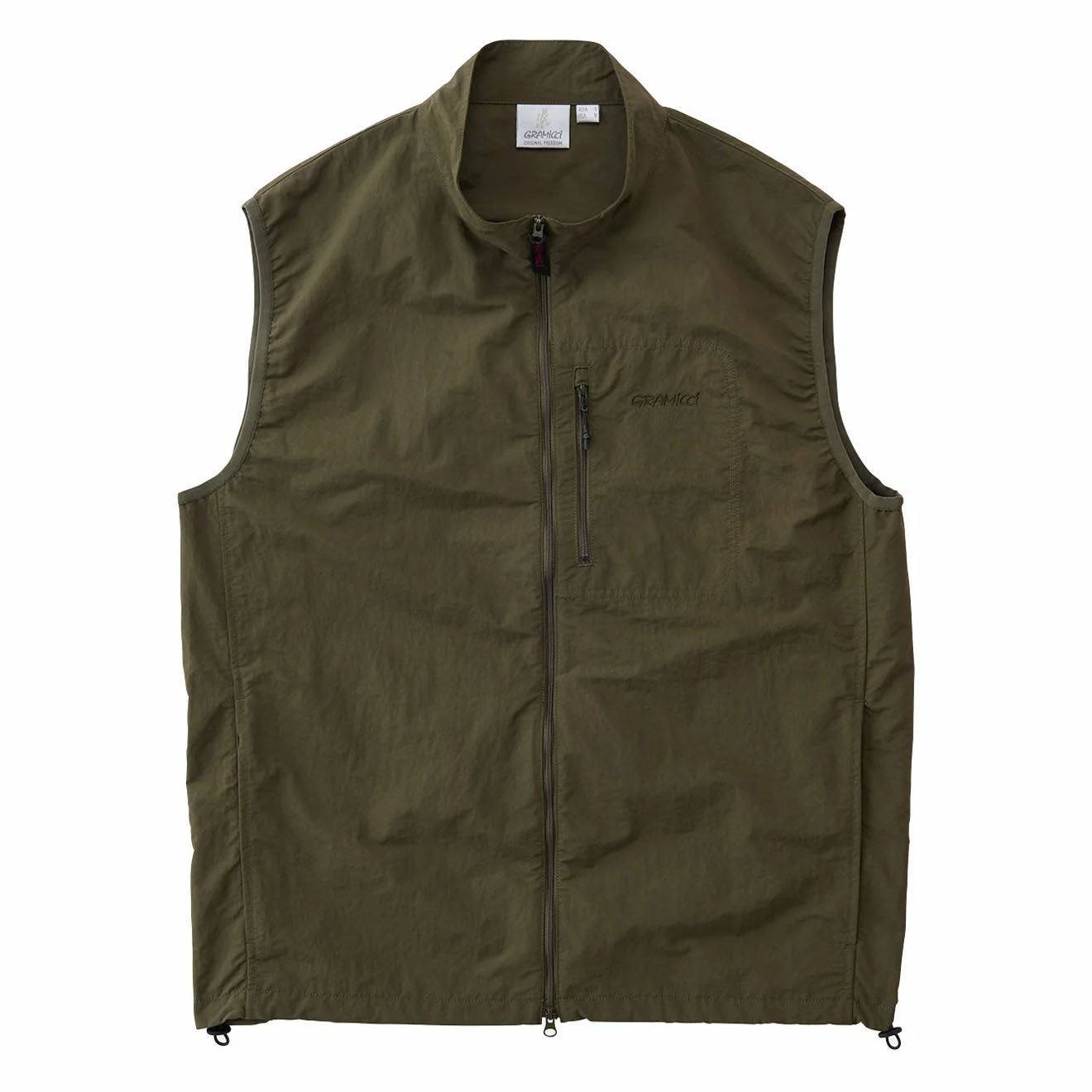 Gramicci Nylon Vest Deep Olive - pam pam