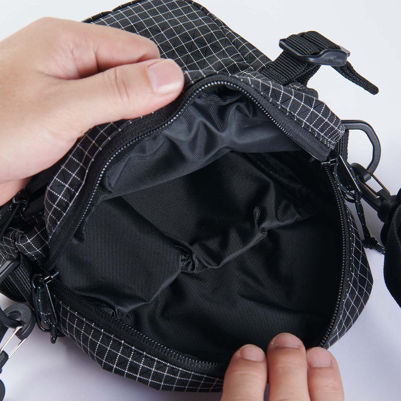 Gramicci Ripstop Mini Shoulder Bag Rip-Stop Black - pam pam