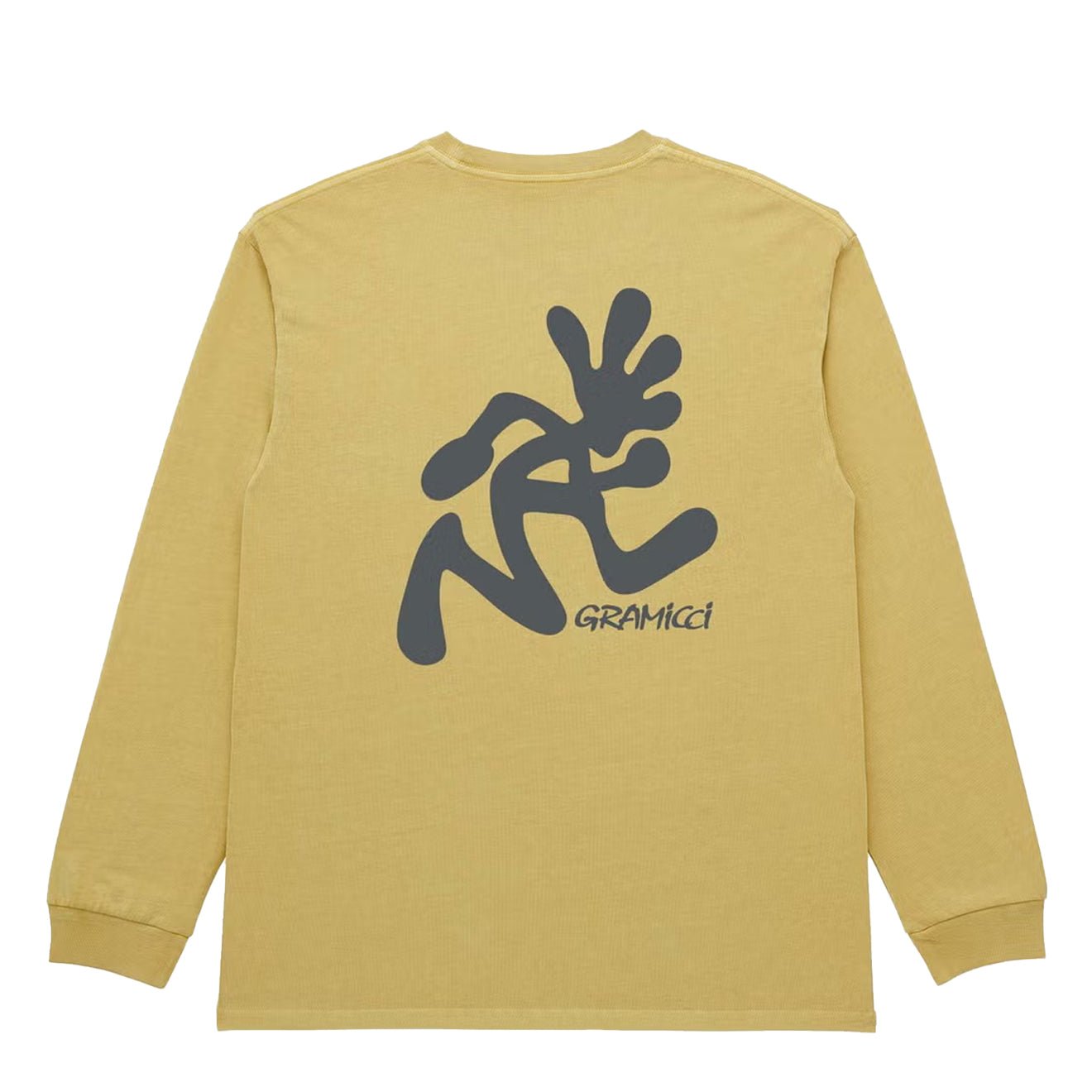 Gramicci Running Man L/S Tee Pigment Dyed Sulphur Pigment