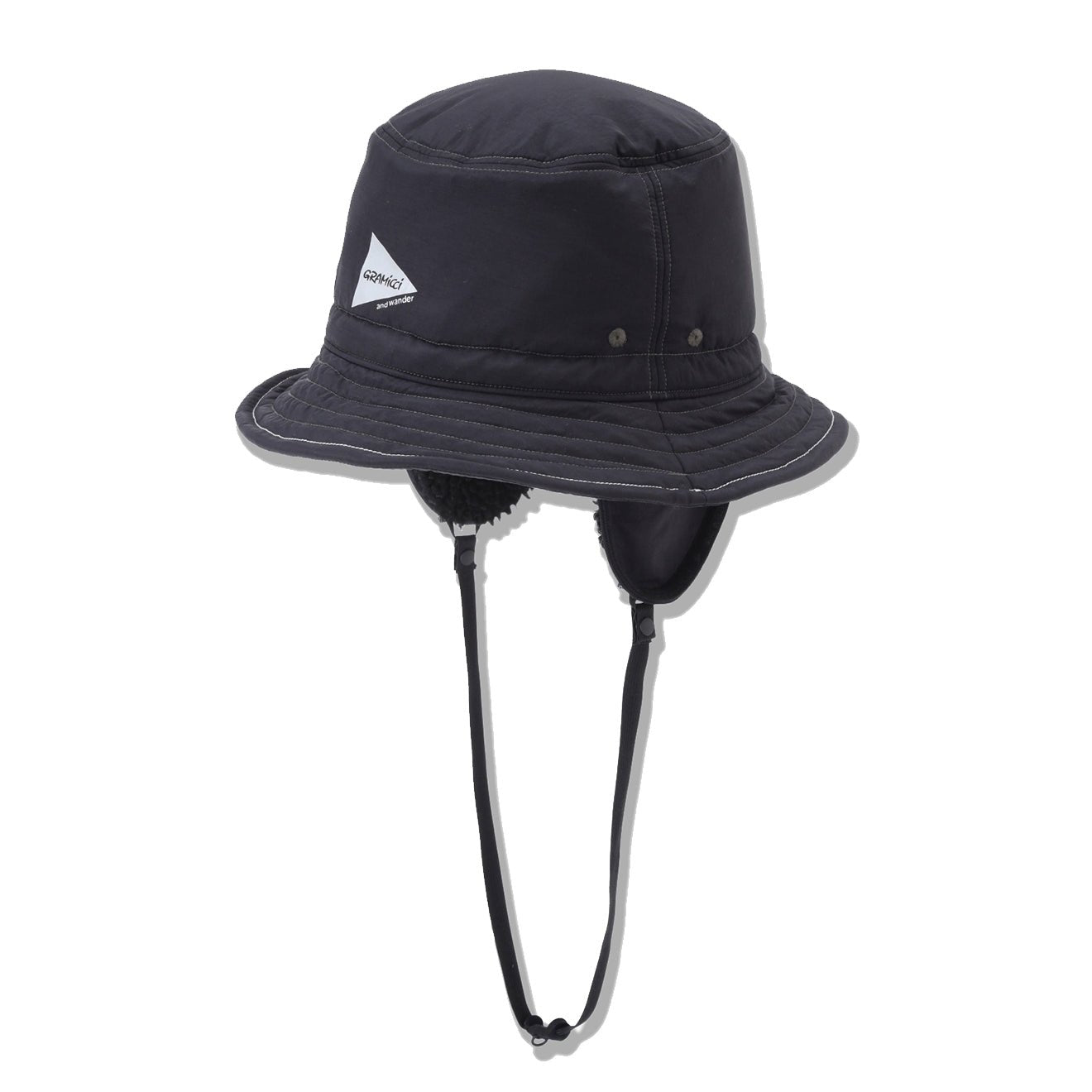 Gramicci x And Wander Padded Hat Black - pam pam