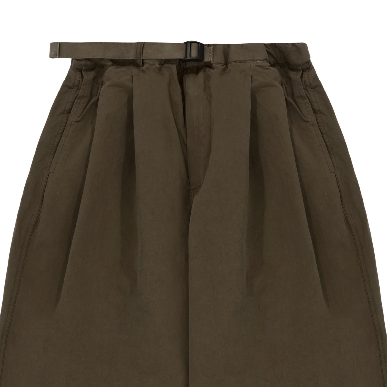 Kappy Two Tuck Wide Pants Brown - pam pam