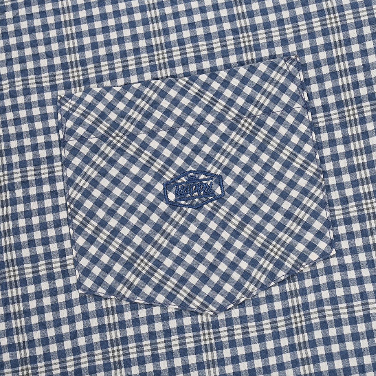 Kappy Vintage Check Shirt Blue - pam pam