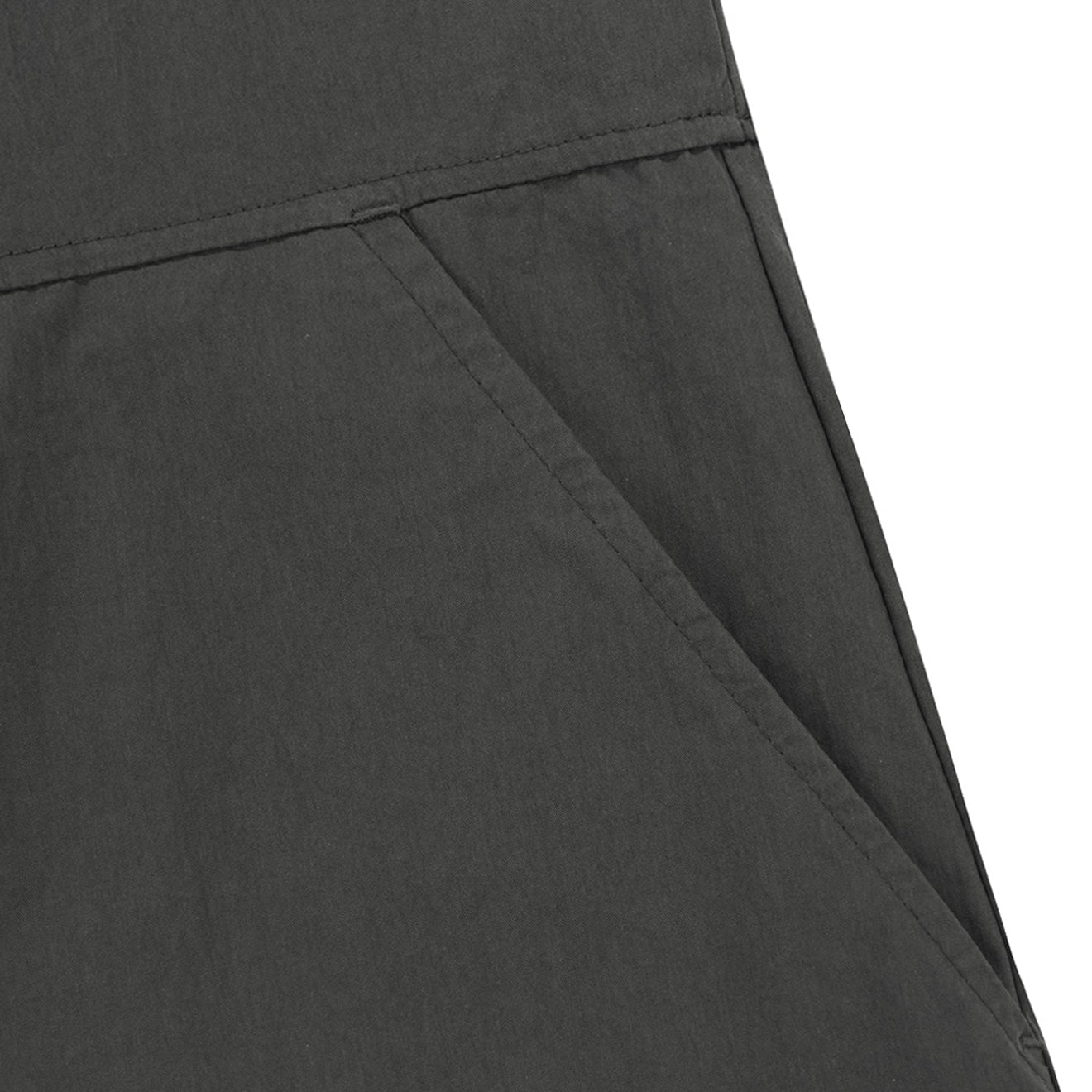 Kappy Womens Pocket Half Shirt Dress Charcoal - pam pam