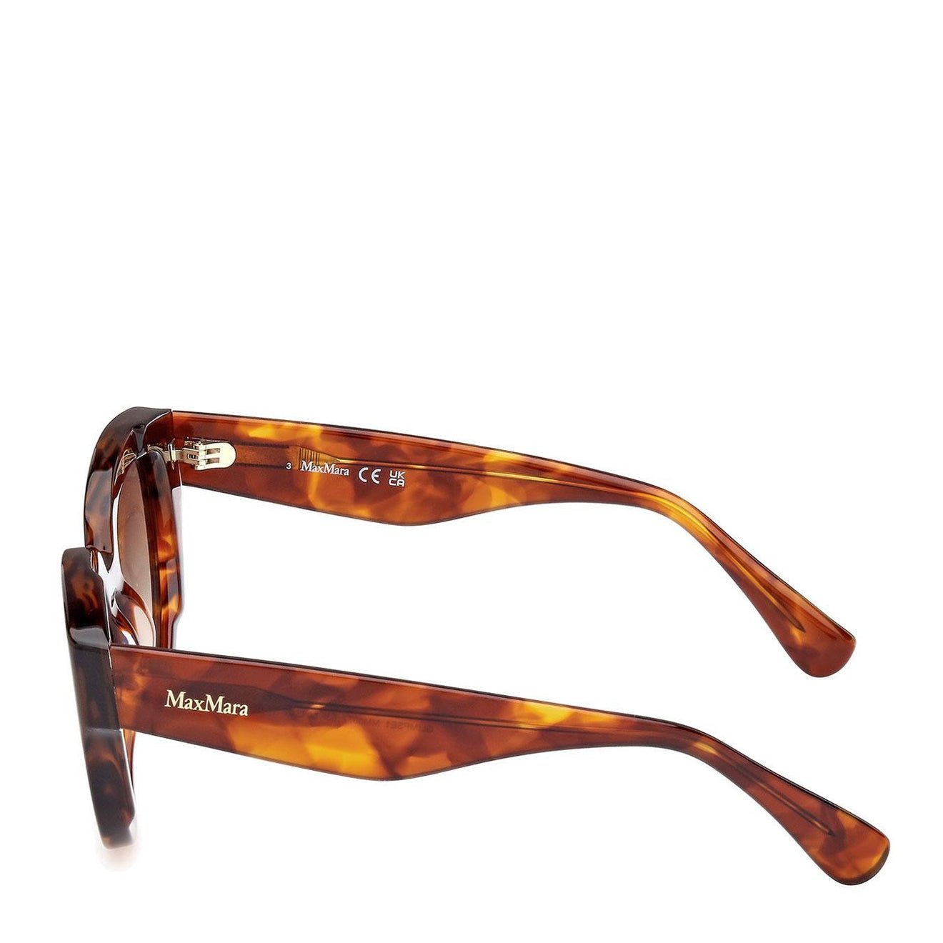 MaxMara Glimpse MM0077 53F 50 Sunglasses Blonde Havana - pam pam