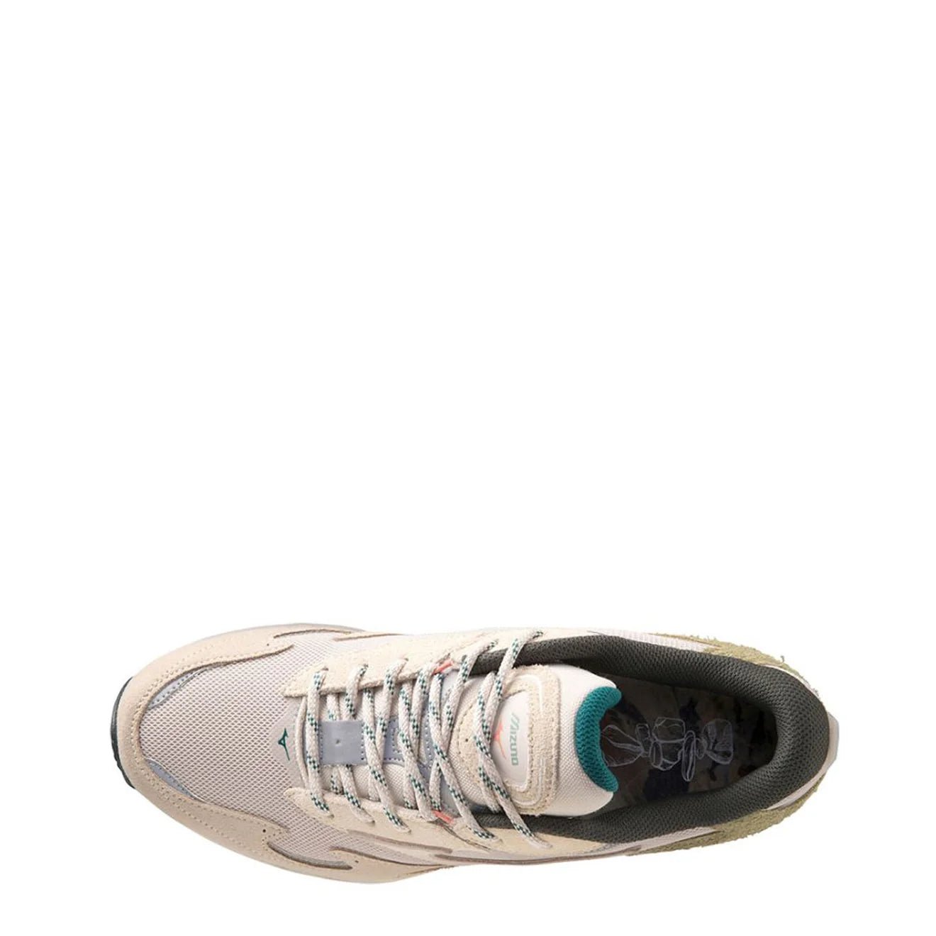Mizuno Womens Wave Rider B Silver Cloud / White Sand / Cedar - pam pam