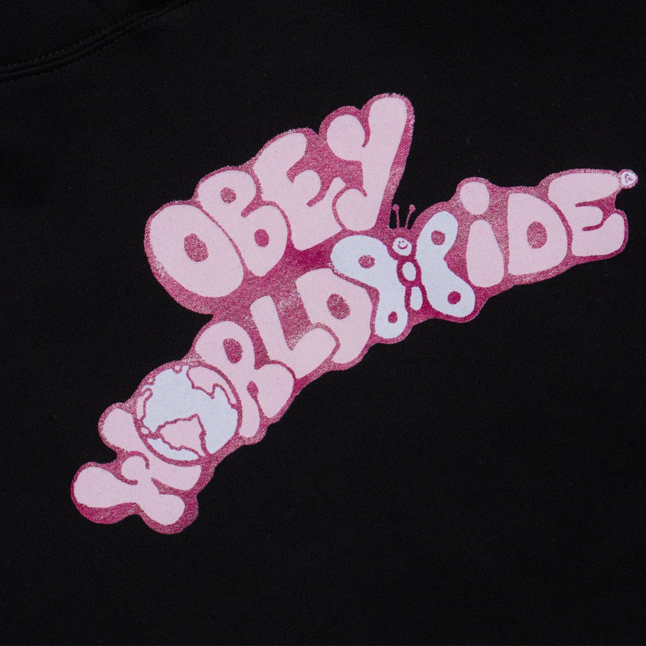 Obey Worldwide Butterfly 2 Black - pam pam