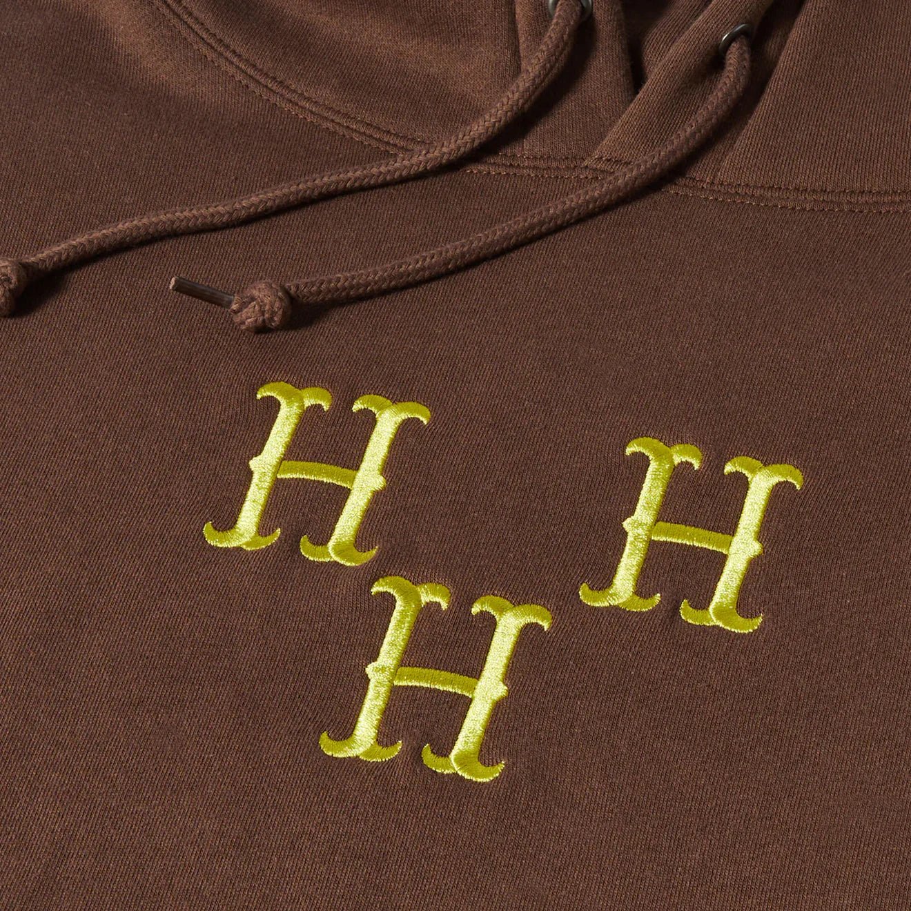 Huf Hat Trick P/O Hoodie Coffee - pam pam