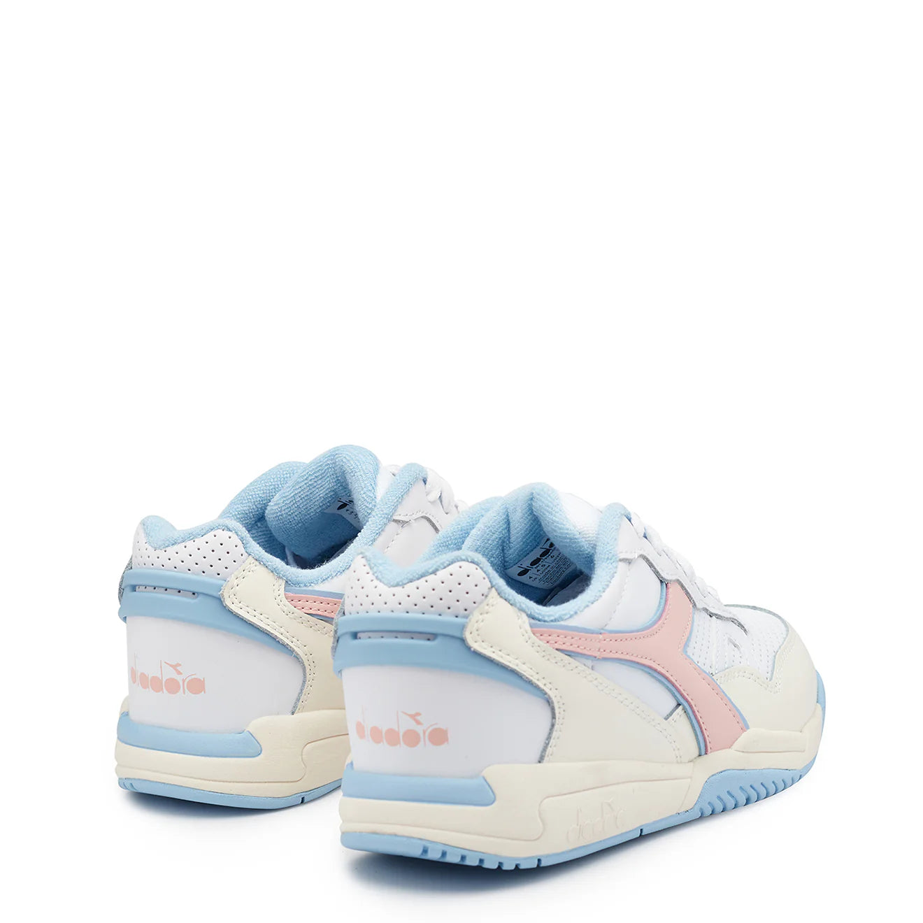 Diadora Womens Winner Trainer White / Peach Whip - pam pam