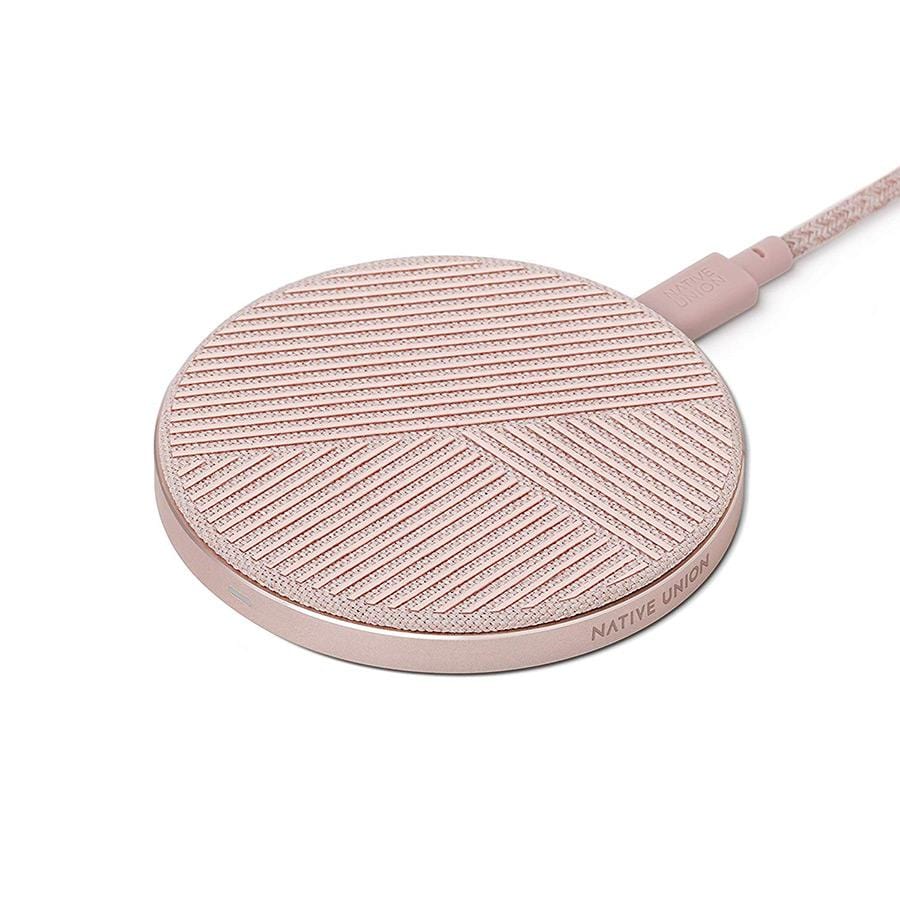 Native Union Drop Wireless Charger V2 Fabric Rose - pam pam