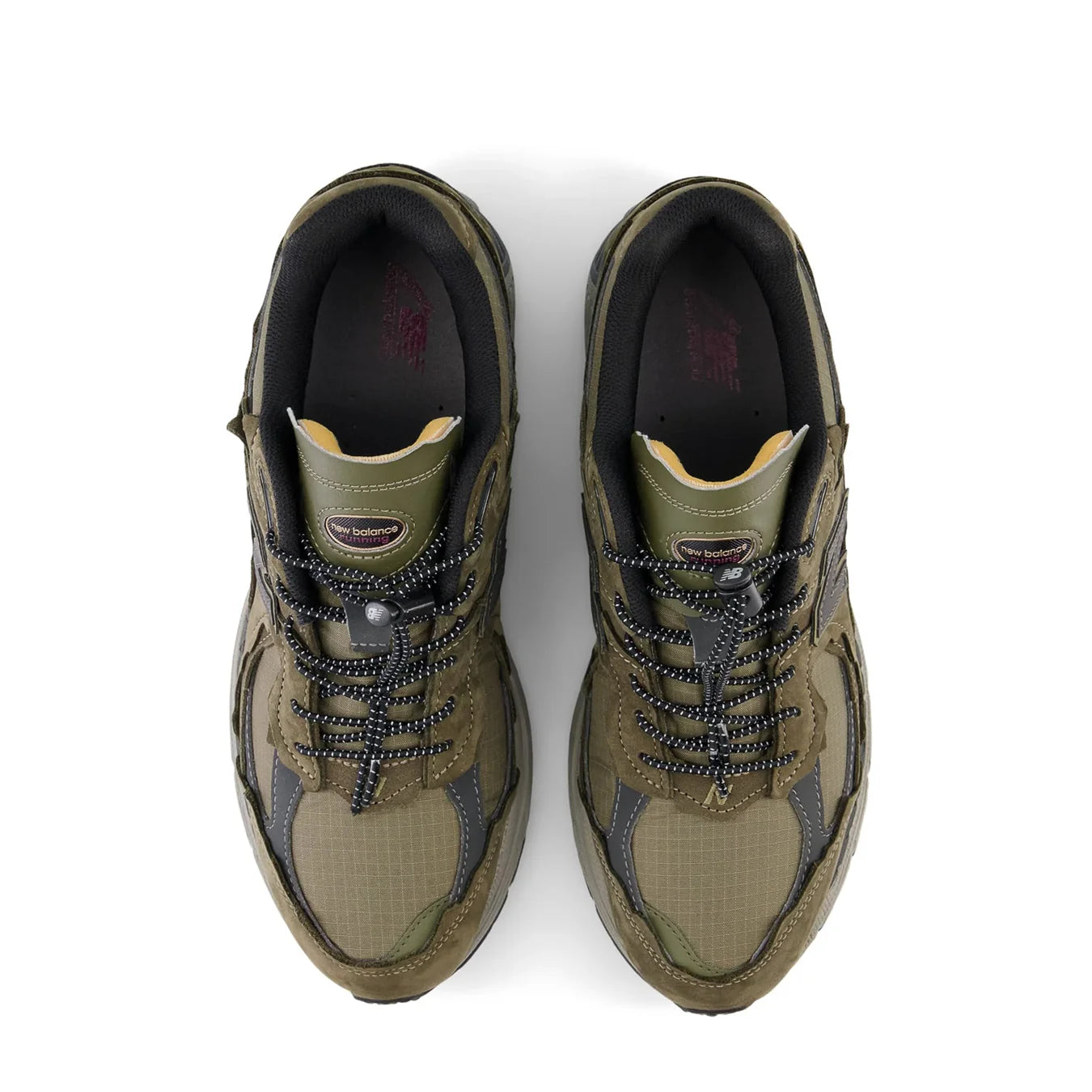 New Balance 2002R Trainers Dark Moss / Blacktop - pam pam