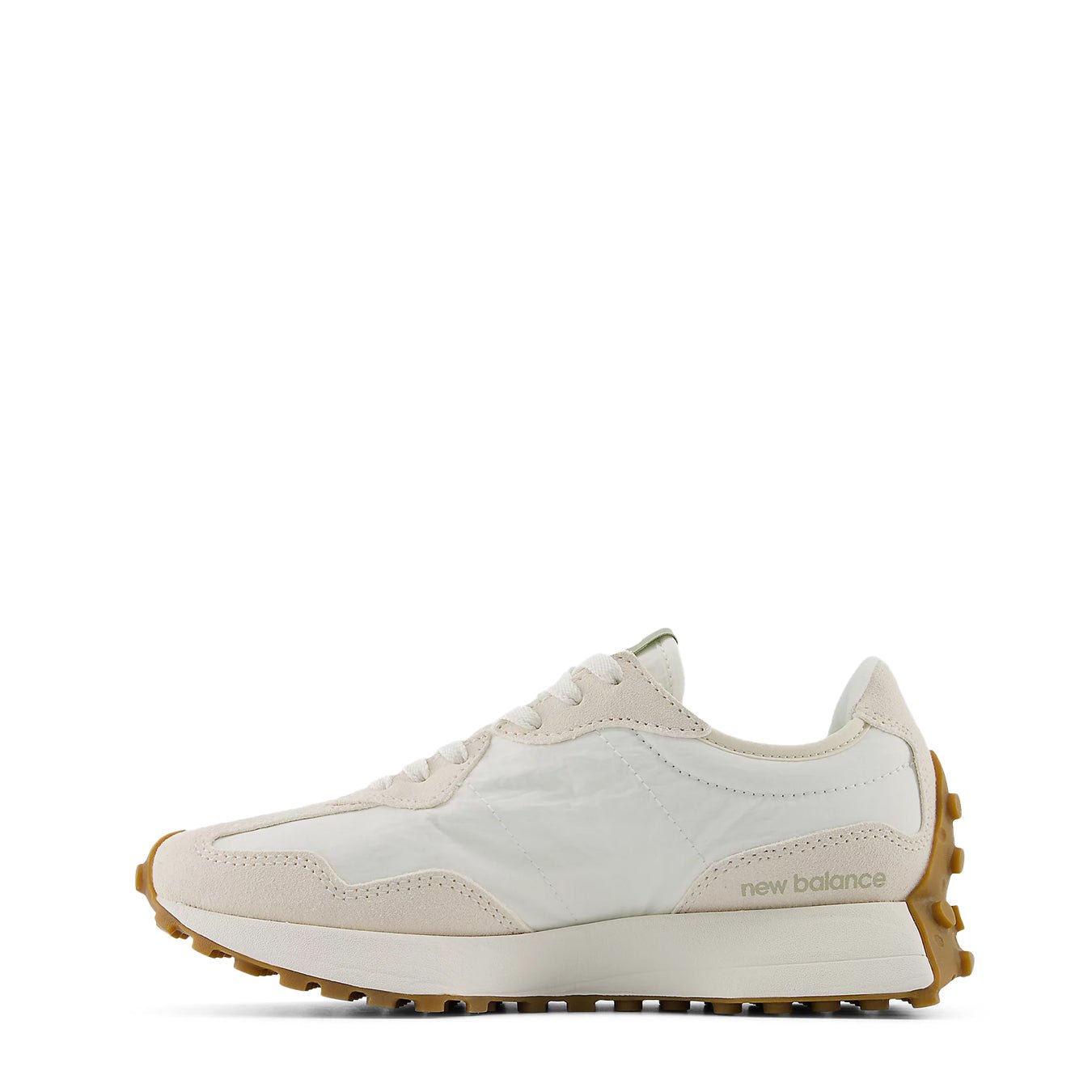 New Balance Womens 327 Trainer Linen / Sea Salt / Olivine - pam pam