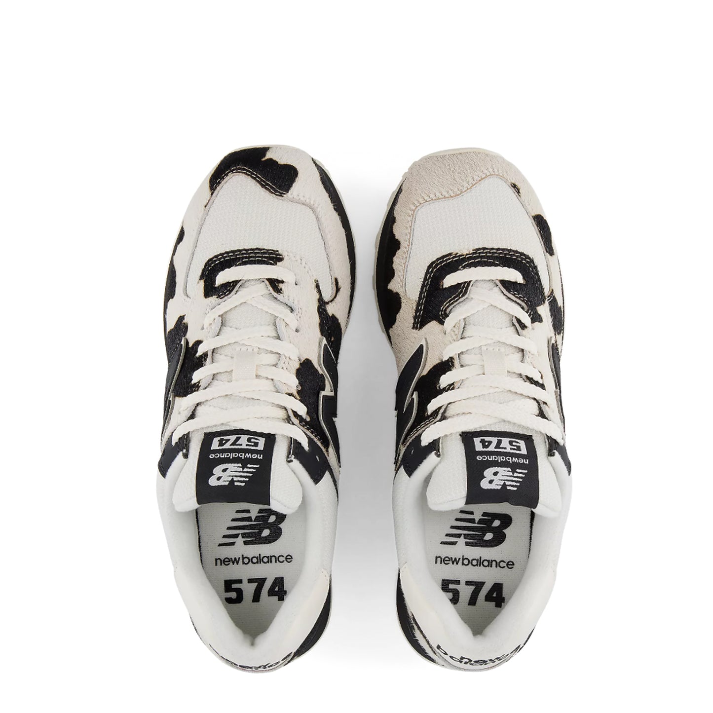 New Balance Womens 574 Trainer Black / Linen