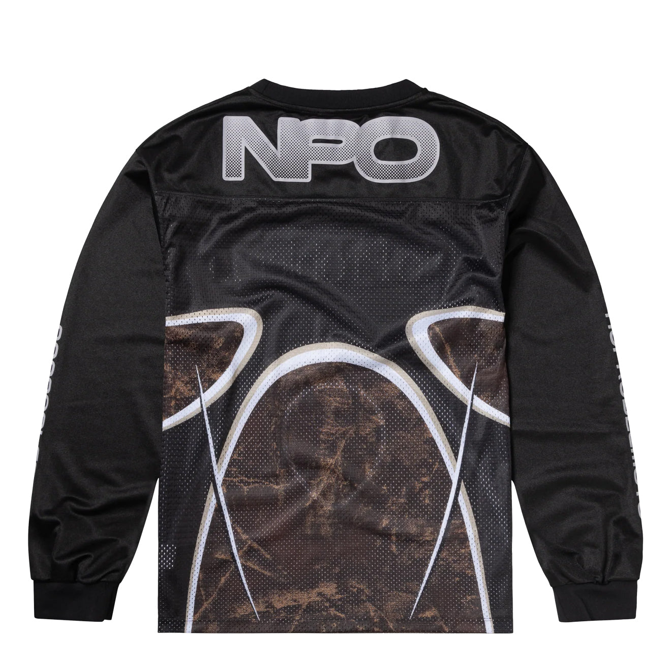 No Problemo Alien L/S Moto Shirt Black - pam pam
