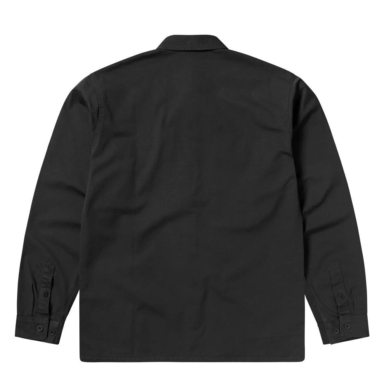 No Problemo Mini Problemo Ripstop L/S Work Shirt Black - pam pam