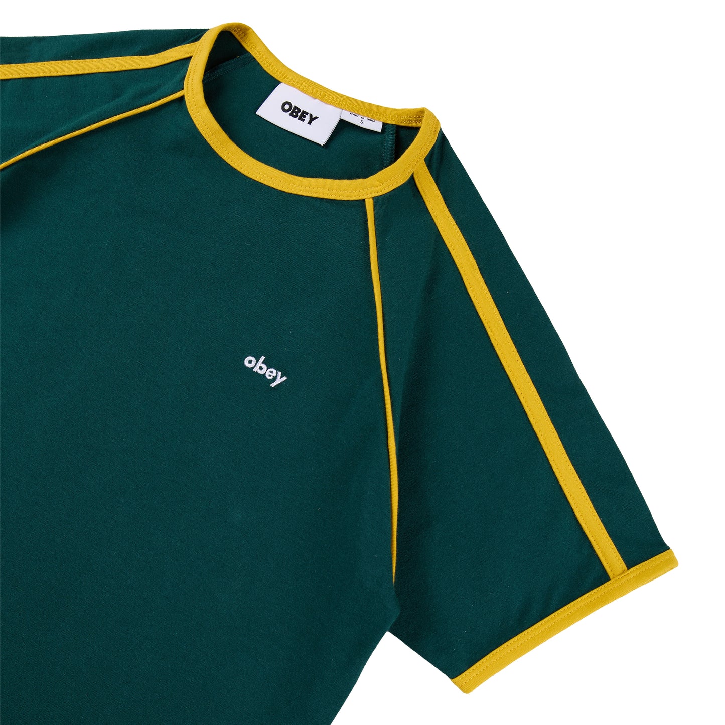 Obey Womens Diversion Raglan Tee S/S Forest - pam pam