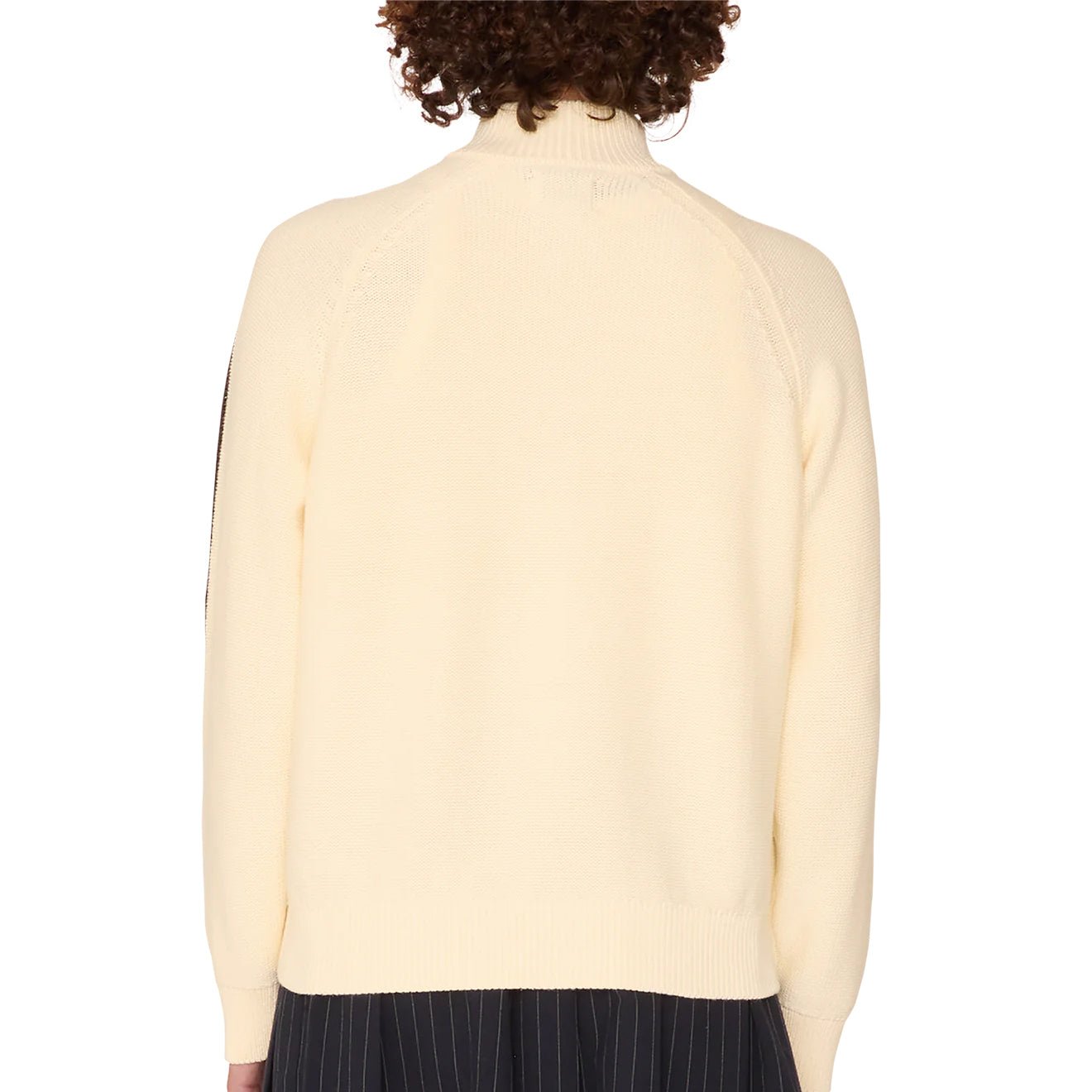 Obey Womens Frankie Track Sweater Dove - pam pam