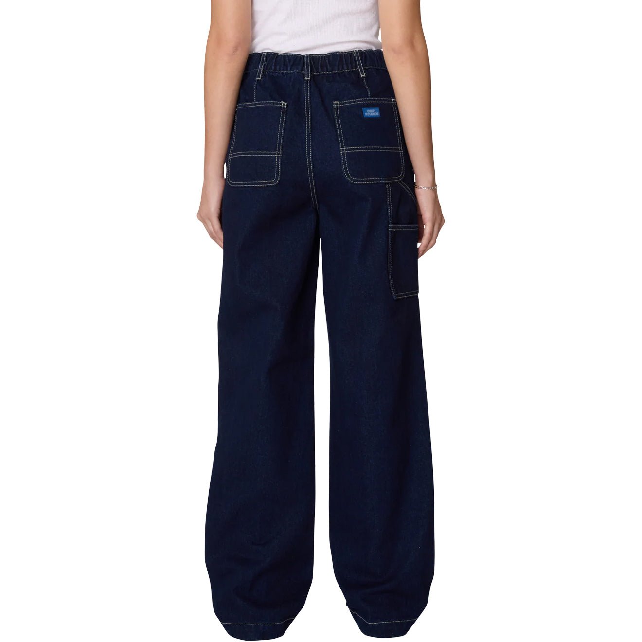 Obey Womens Fritz Carpenter Denim Rinse Indigo - pam pam