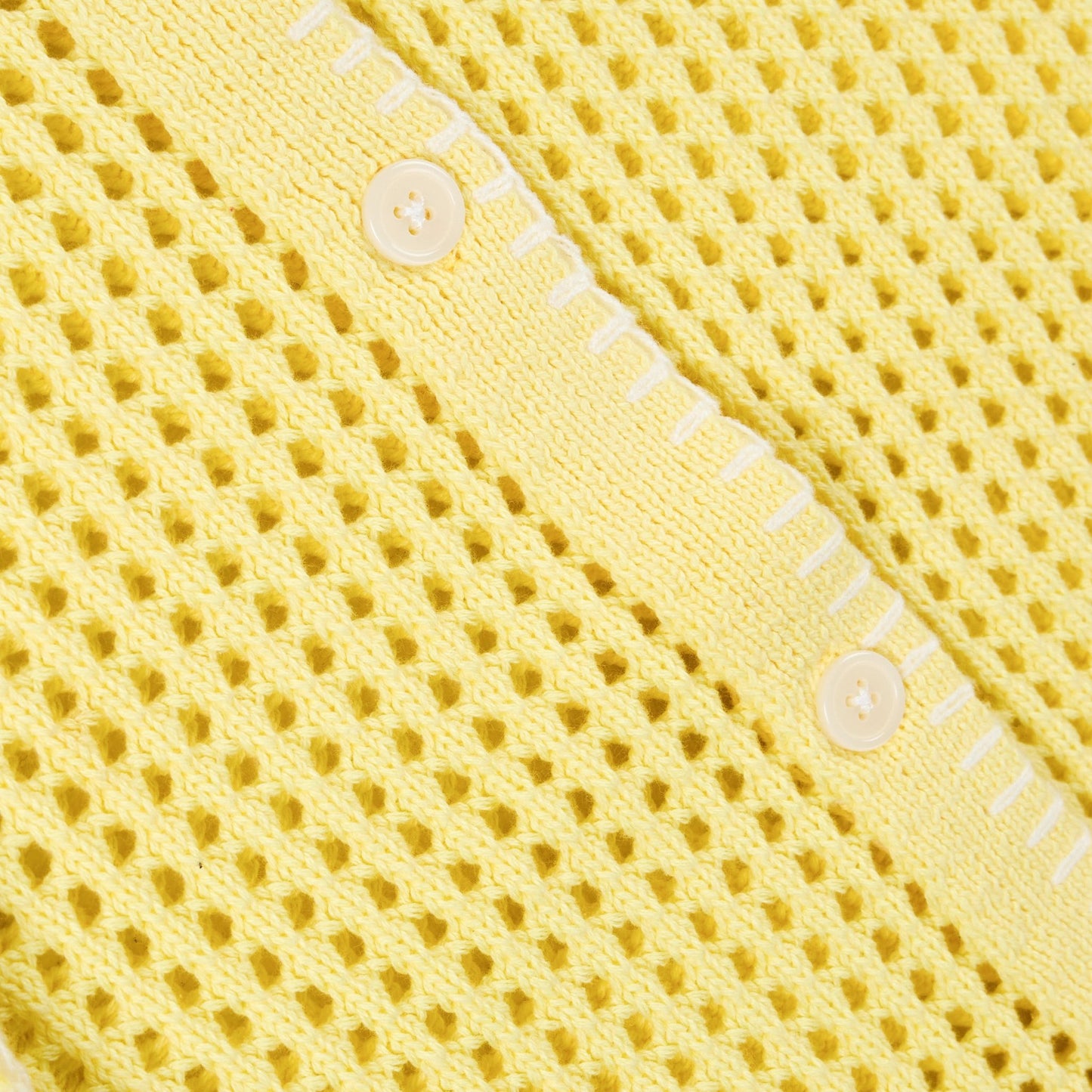 Obey Womens Pilar Crochet S/S Yellow Pear - pam pam