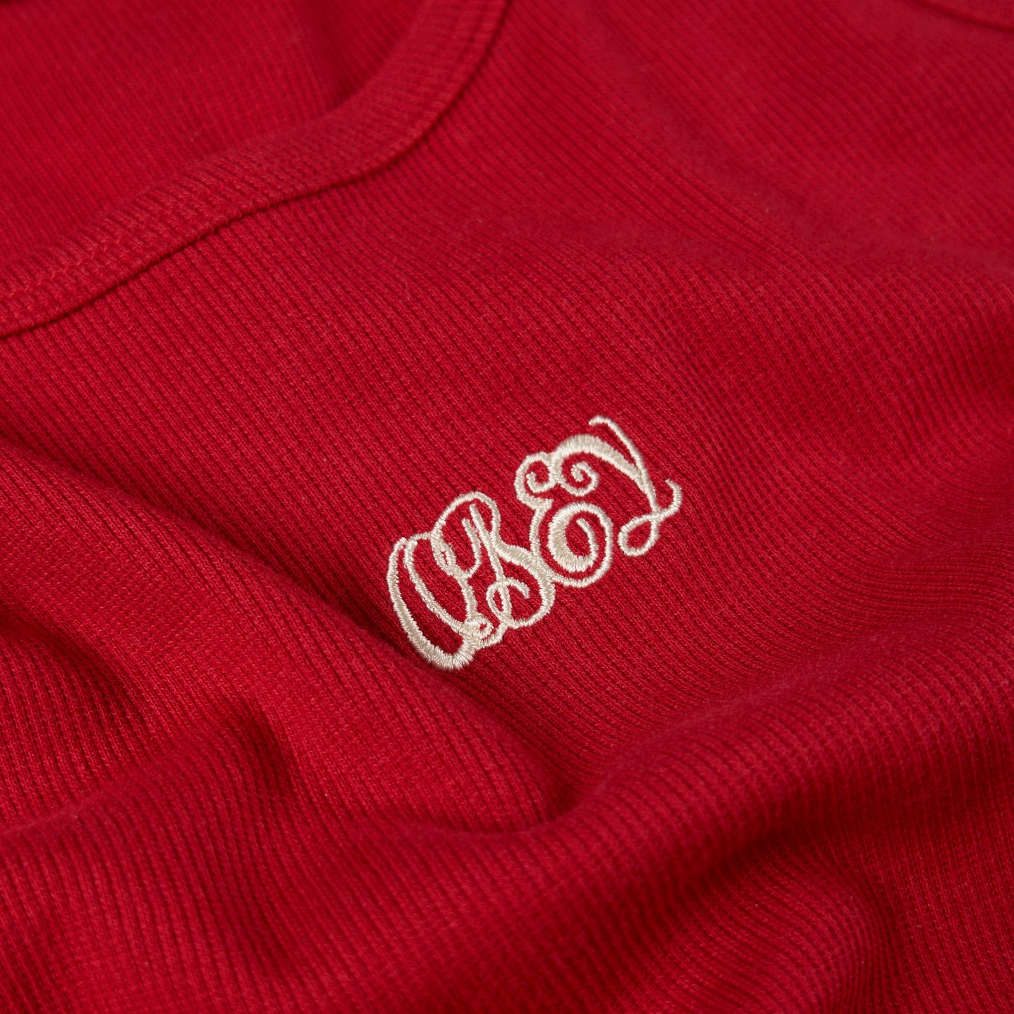 Obey Womens Ribbon Rib Tank Red - pam pam