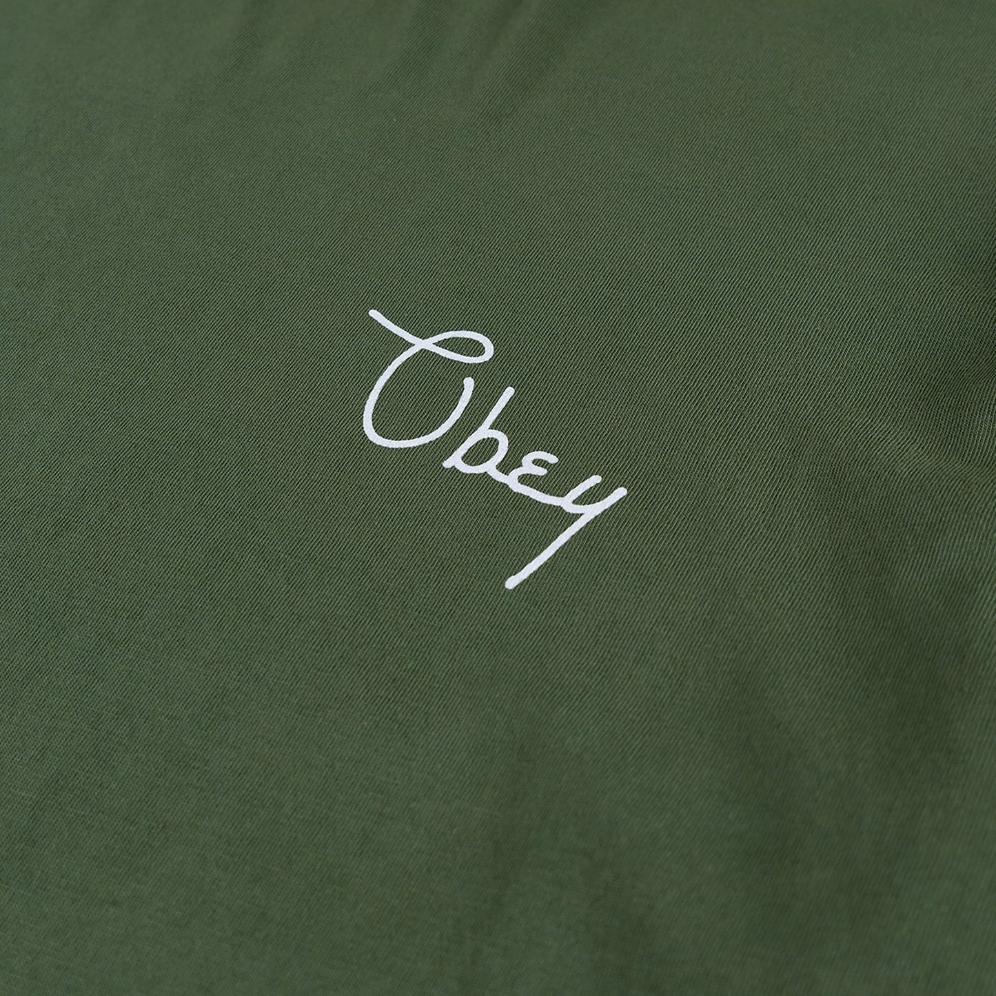 Obey Womens Scripty Cities Bronze Green - pam pam