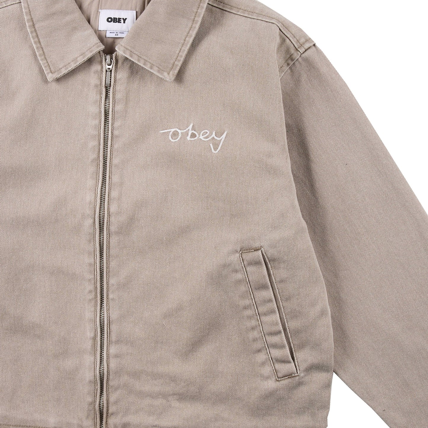 Obey Womens Serene Zip Jacket Fungi - pam pam