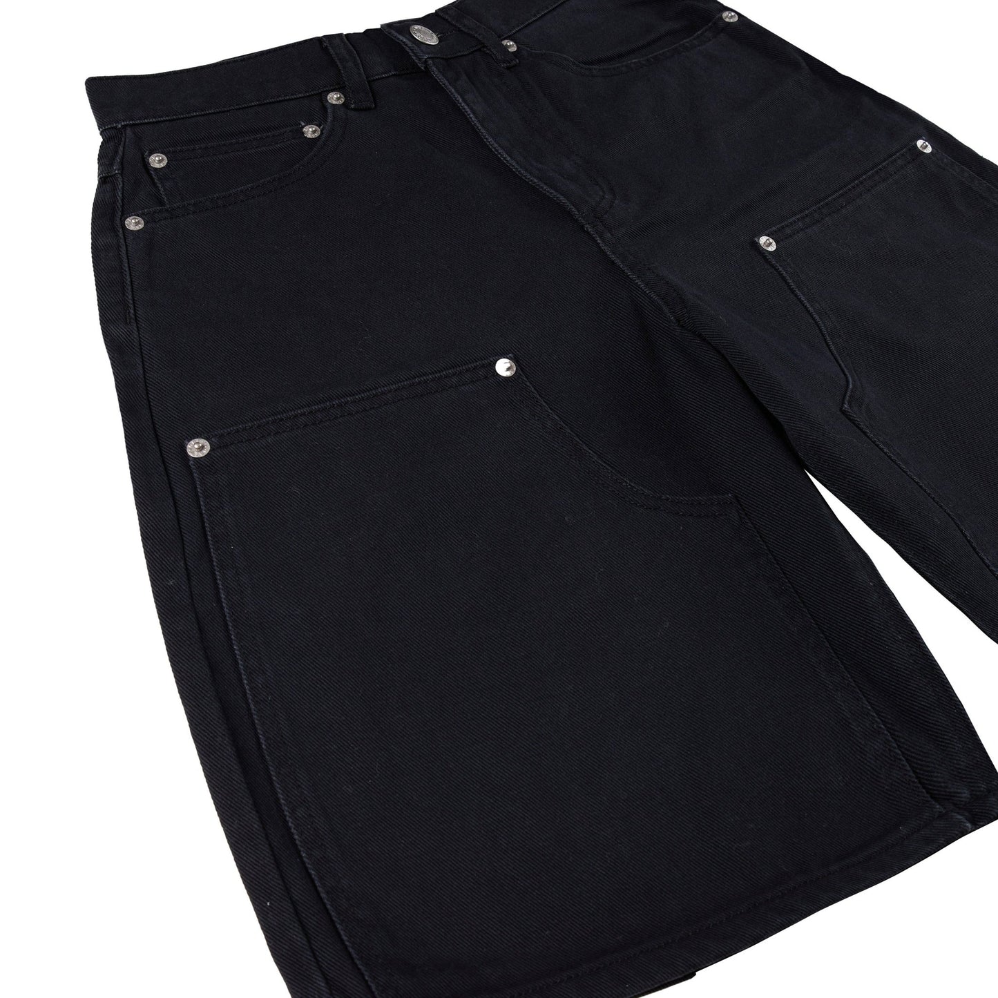 Obey Womens Shift Panel Short Digital Black Faded Wash - pam pam