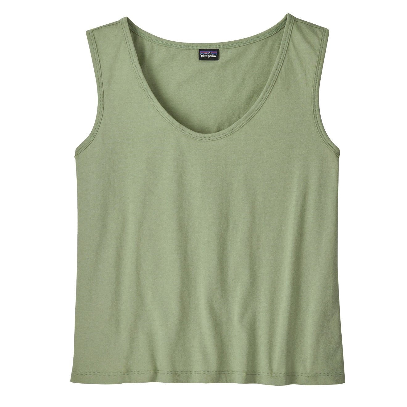 Patagonia Womens Regenerative Organic Certified Cotton Tank Salvia Green - pam pam