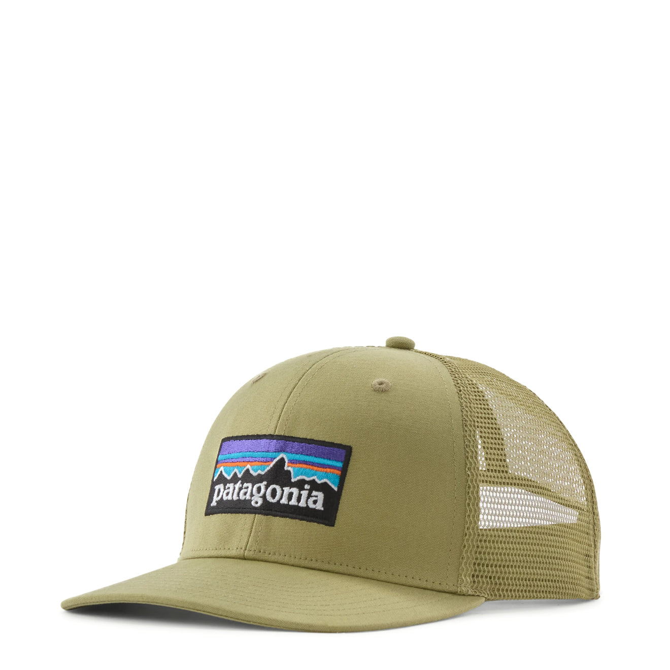 Patagonia P-6 Logo Trucker Hat Gumtree Green - pam pam
