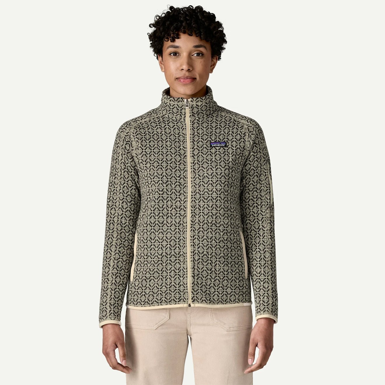 Patagonia Womens Better Sweater Fleece Jacket Scales Natural - pam pam