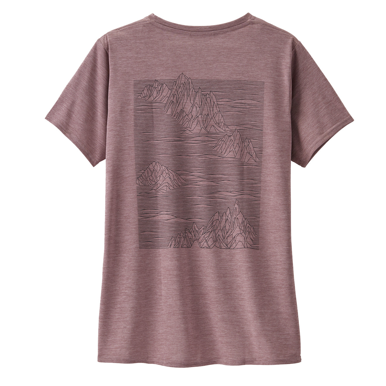 Patagonia Womens Cap Cool Daily Graphic Shirt Strataspire / Stormy Mauve X-Dye - pam pam