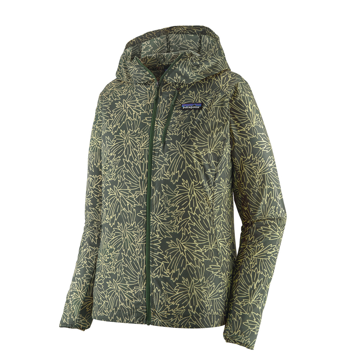 Patagonia Womens Houdini Jacket Saxifrage / Canopy Green