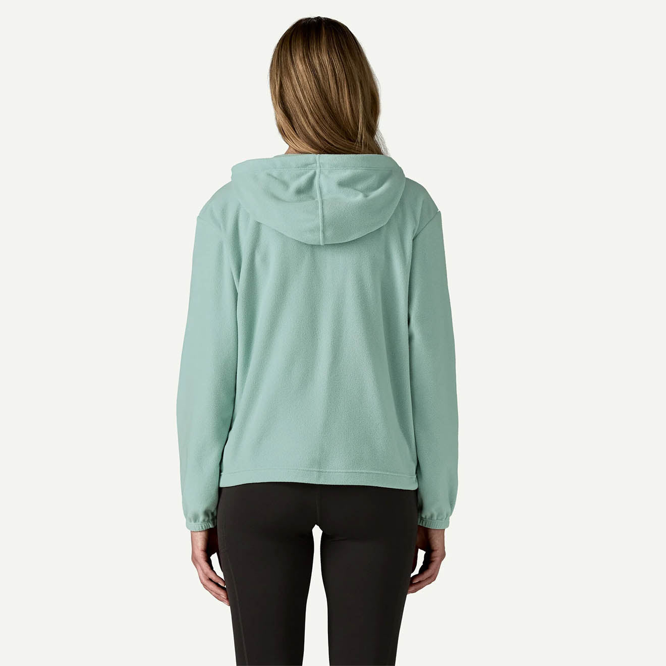 Patagonia Womens Micro D Fleece Hoody Virtually Blue - pam pam