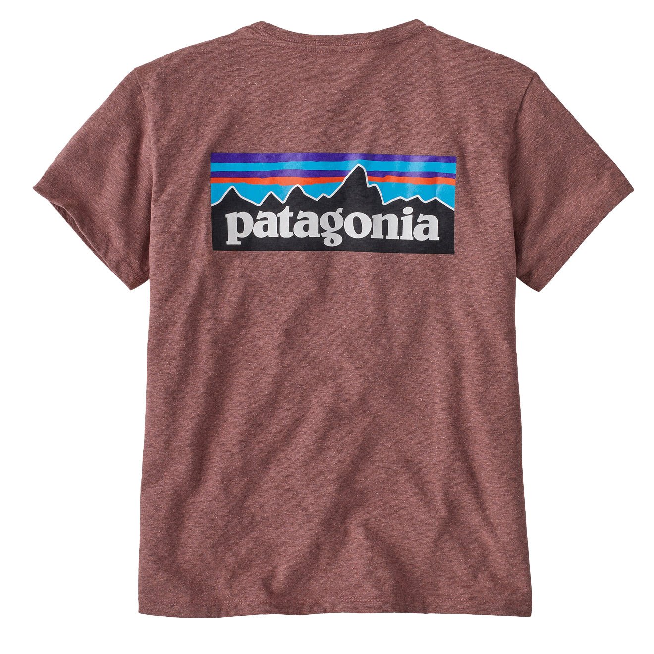 Patagonia Womens P-6 Logo Responsibili-Tee Dulse Mauve - pam pam