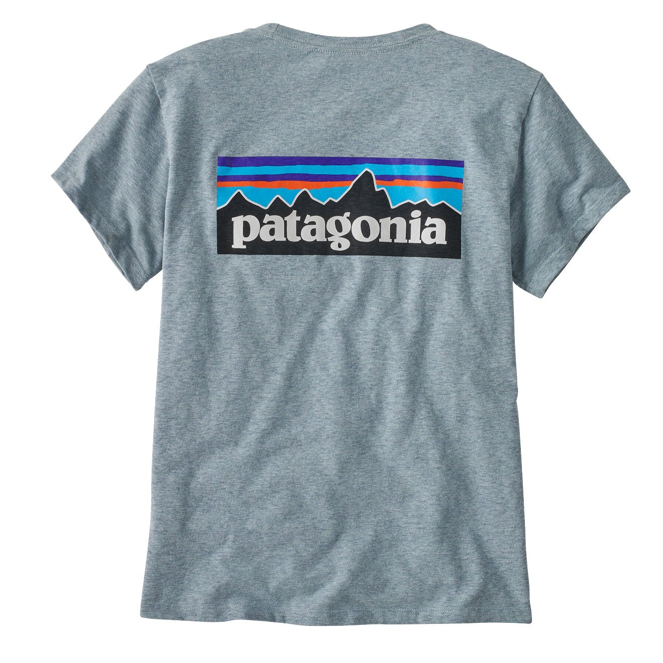 Patagonia Womens P-6 Logo Responsibili-Tee Thermal Blue - pam pam