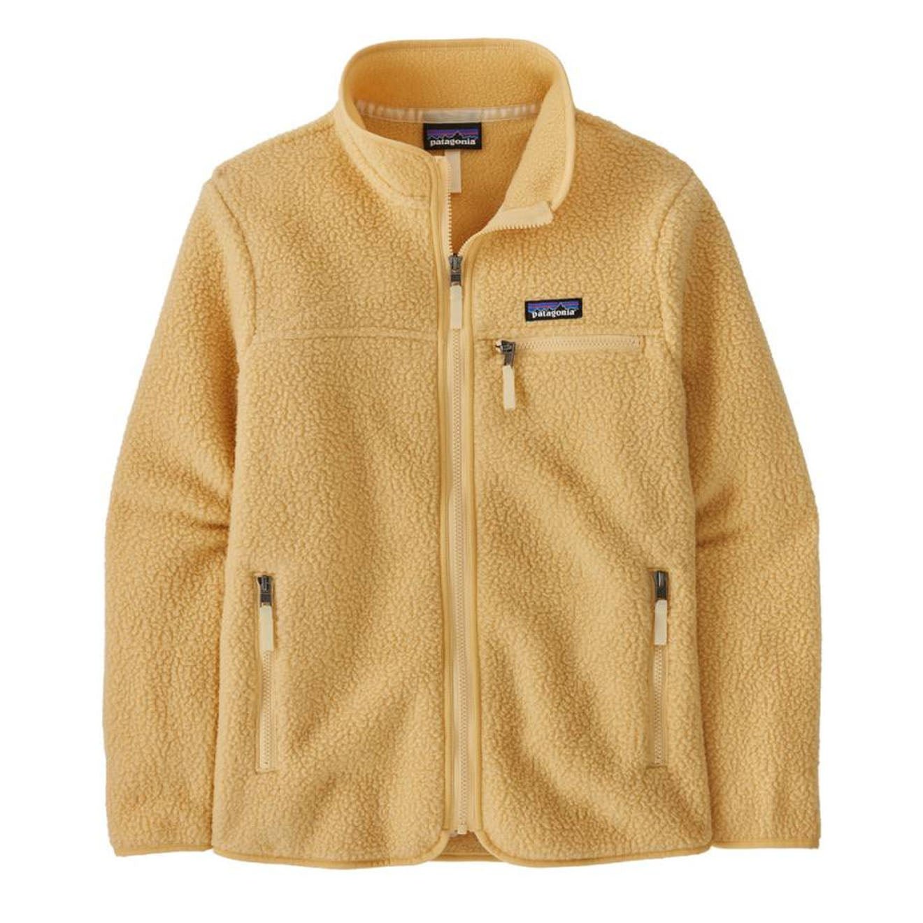 Patagonia Womens Retro Pile Jacket Beeswax Tan - pam pam